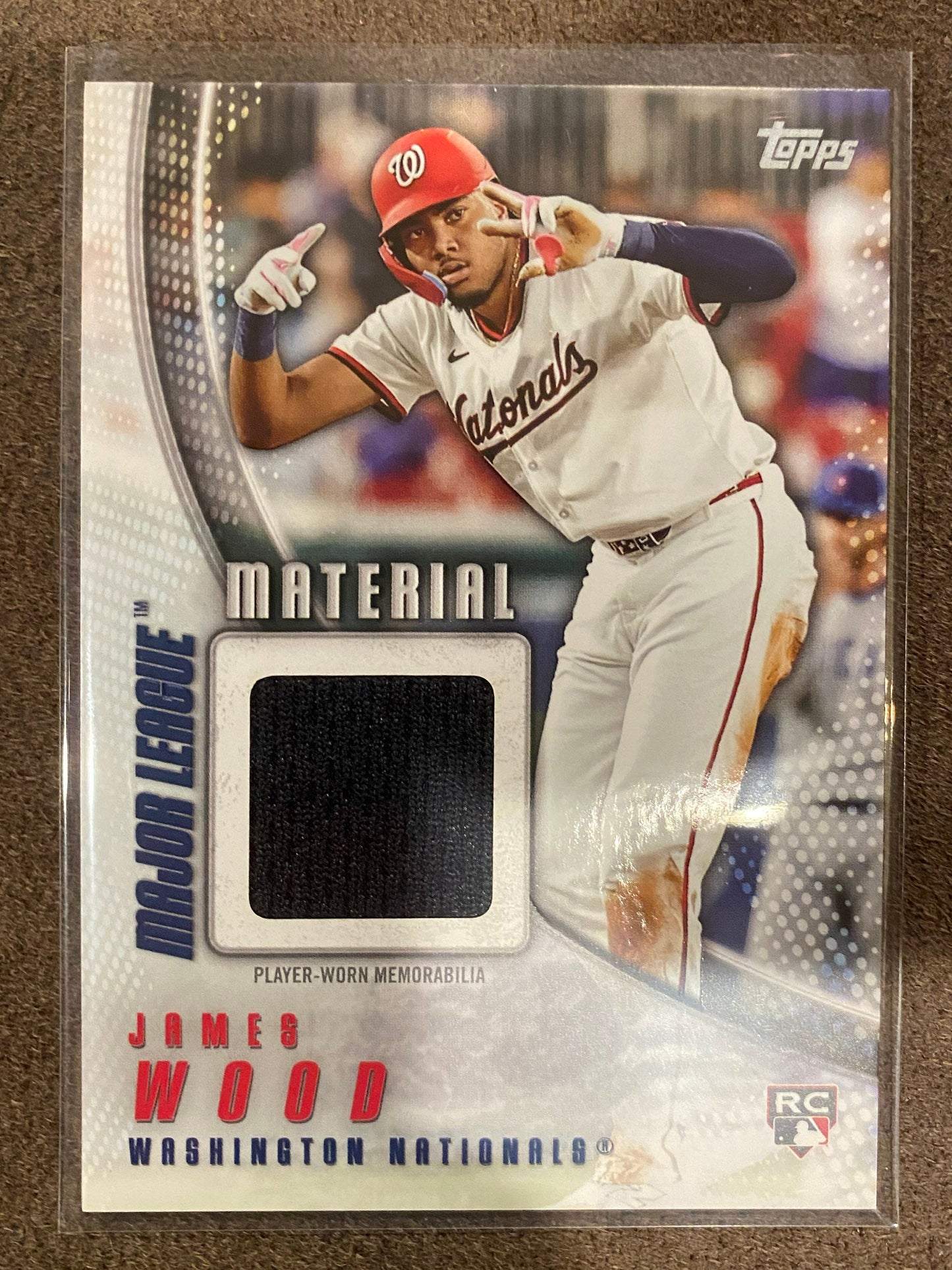 James Wood - 2025 Topps Update - Major Leage Material RELIC - Nationals