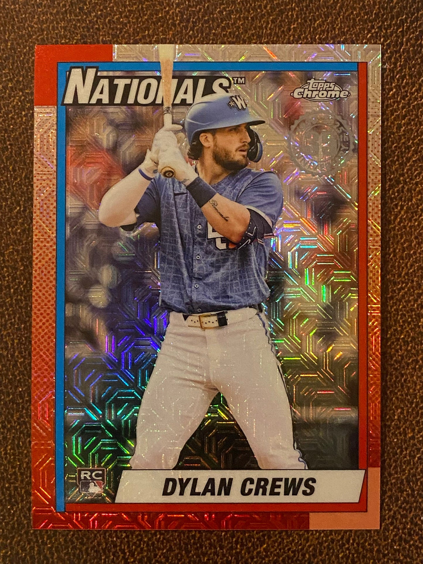 Dylan Crews - 2025 Topps Update - 1990 Mojo Refractor - Nationals
