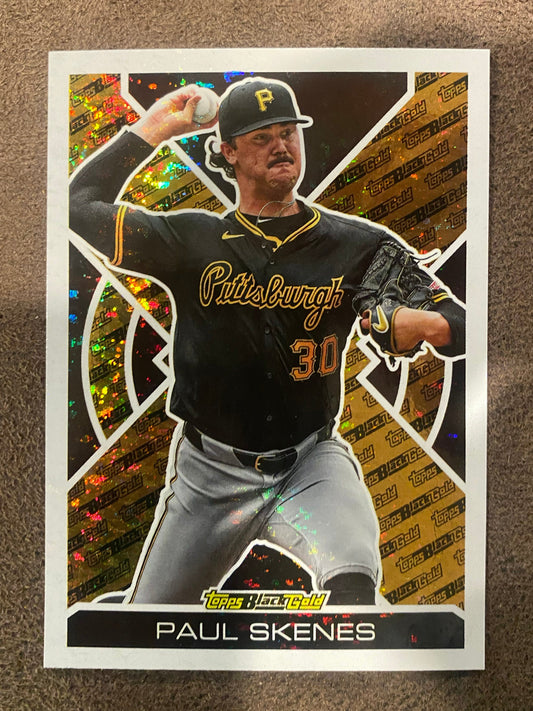 Paul Skenes - 2025 Topps Update - Black Gold Insert - Pirates