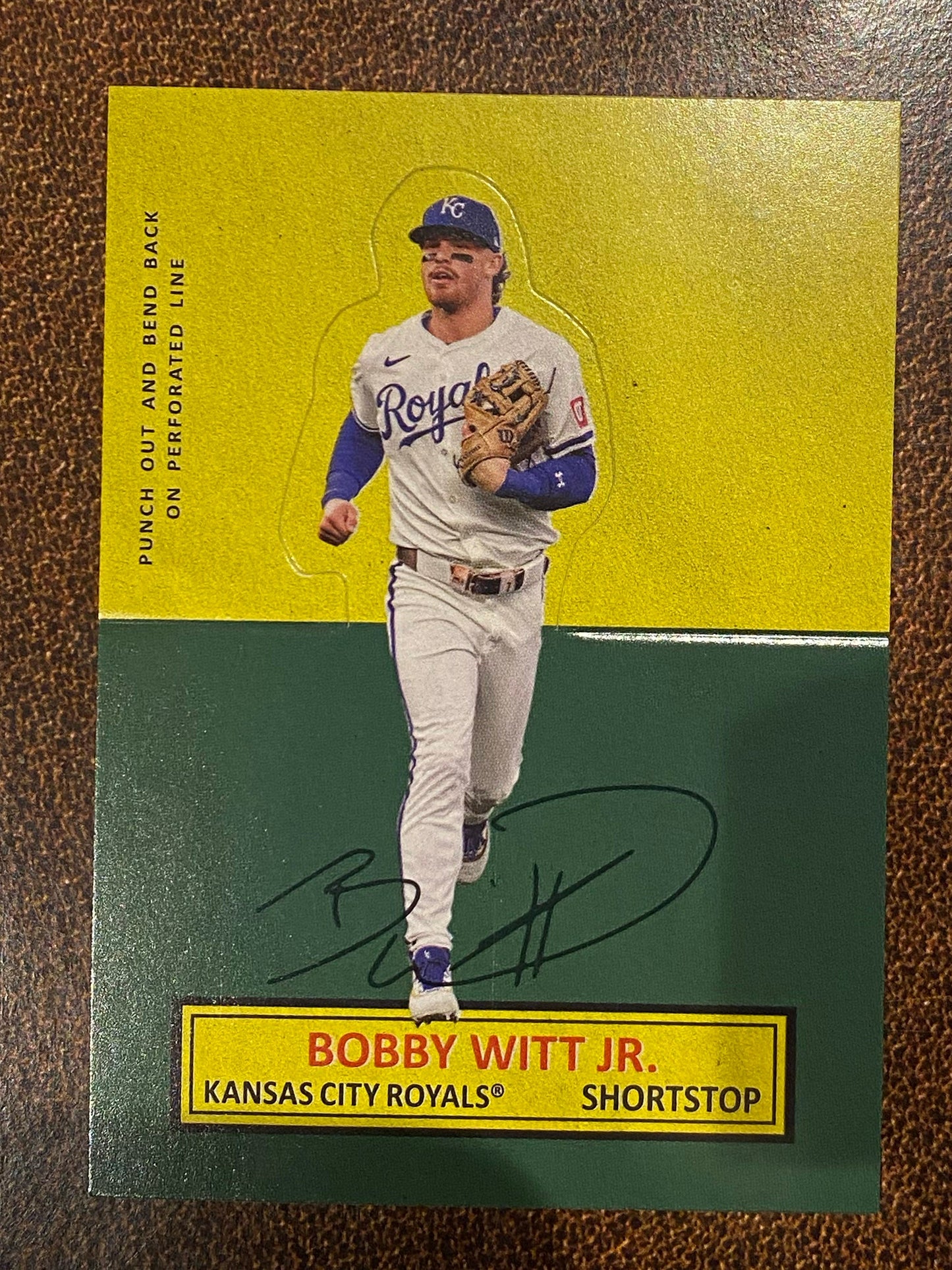 Bobby Witt Jr. - 2025 Topps Archives - Stand Ups Insert - Royals
