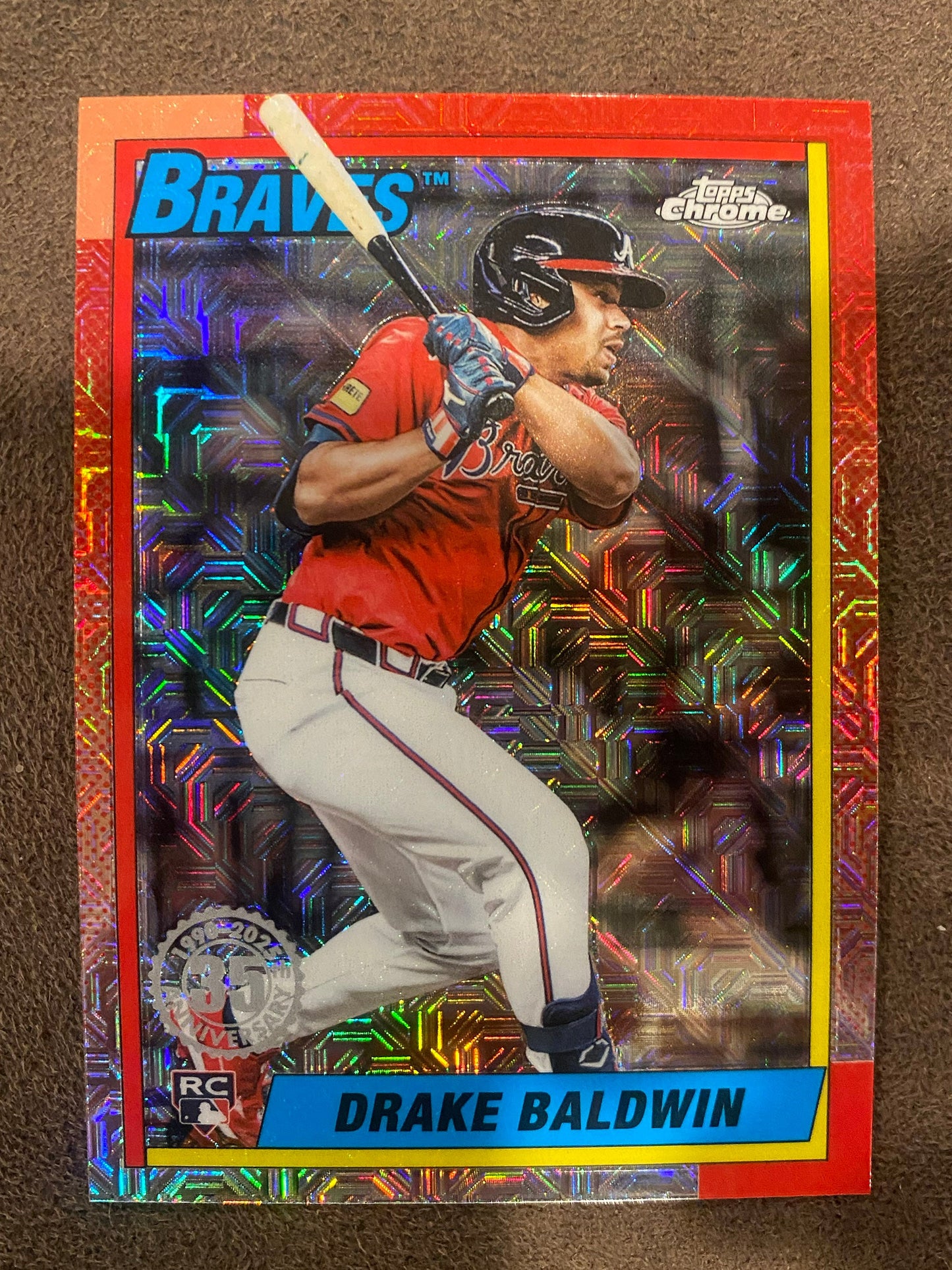 Drake Baldwin - 2025 Topps Update - 1990 Mojo Refractor - Braves