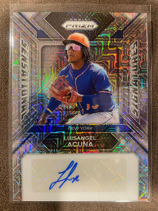 Luisangel Acuna - 2024 Panini Prizm - Mojo AUTO /25 - Mets