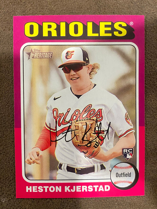 Heston Kjerstad - 2024 Topps Heritage - Base - Orioles