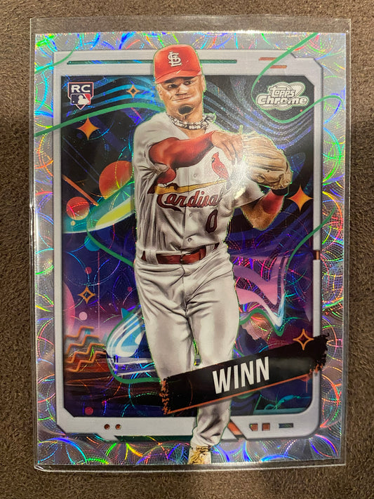 Masyn Winn - 2024 Topps Chrome Cosmic - Rookie Nucleus Refractor - Cardinals