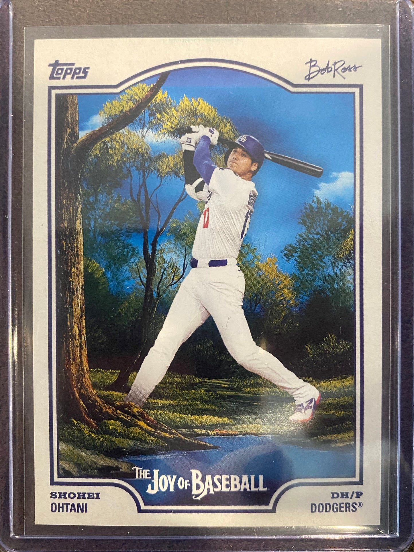 Shohei Ohtani - 2025 Bob Ross Joy of Baseball - Base - Dodgers