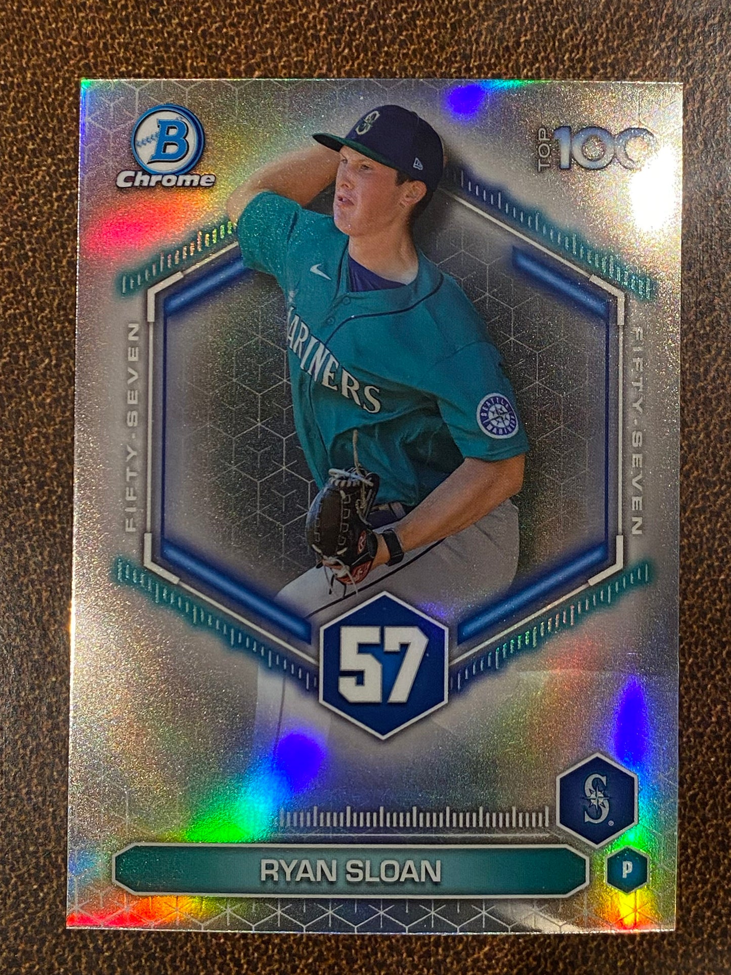 Ryan Sloan - 2026 Bowman - Scouts Top 100 Insert - Mariners
