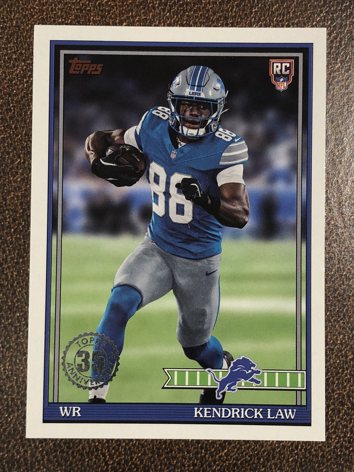Kendrick Law - 2026 Topps Flagship - 1991 Insert - Lions