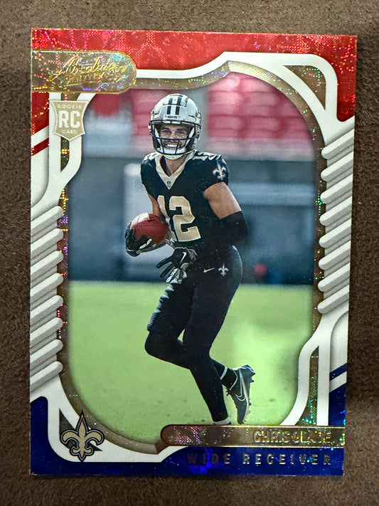 Chris Olave - 2022 Panini Absolute - Red White & Blue Rookie - Saints