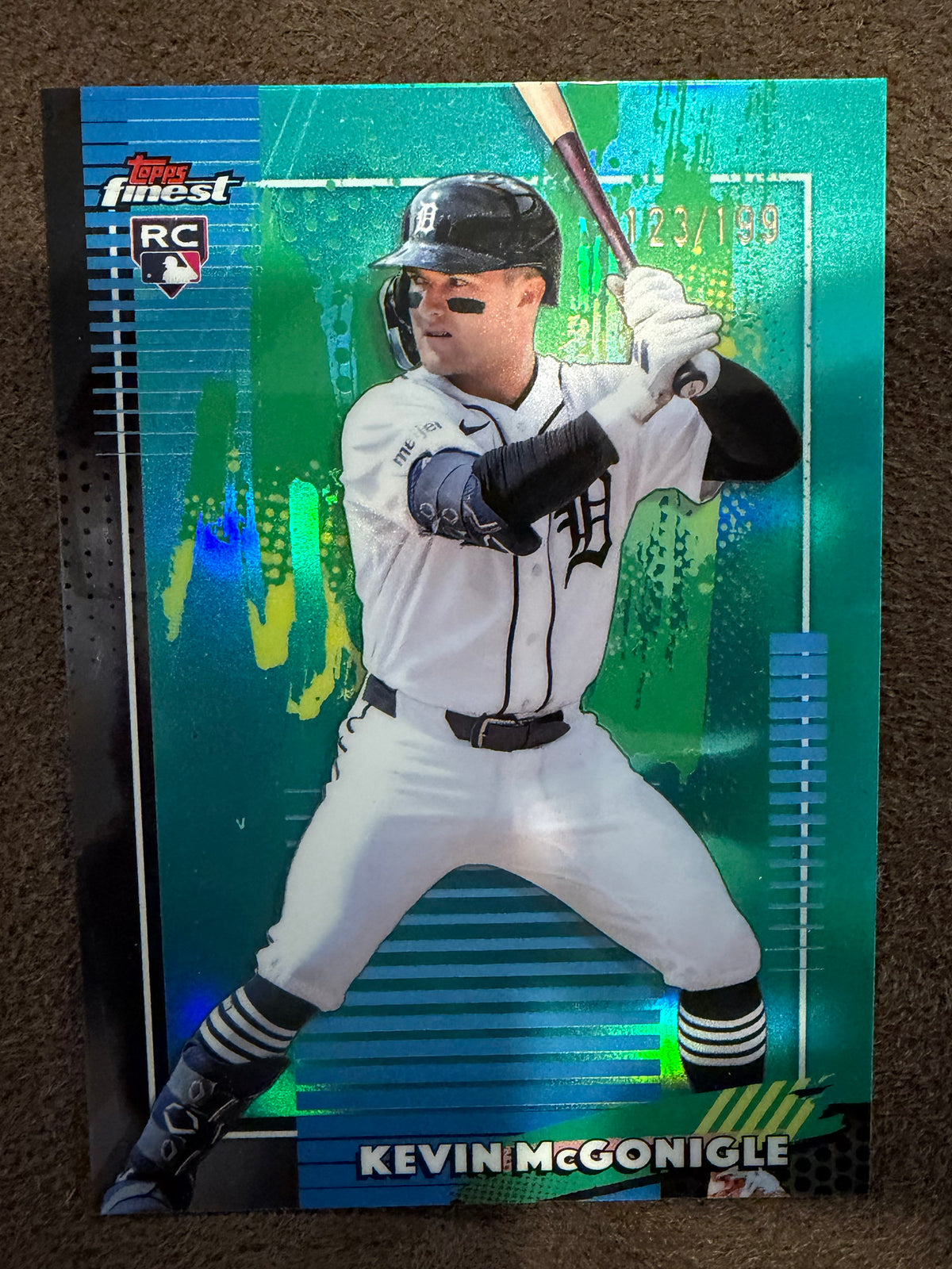 Kevin McGonigle - 2026 Topps Finest - AQUA Rookie /199 - Tigers