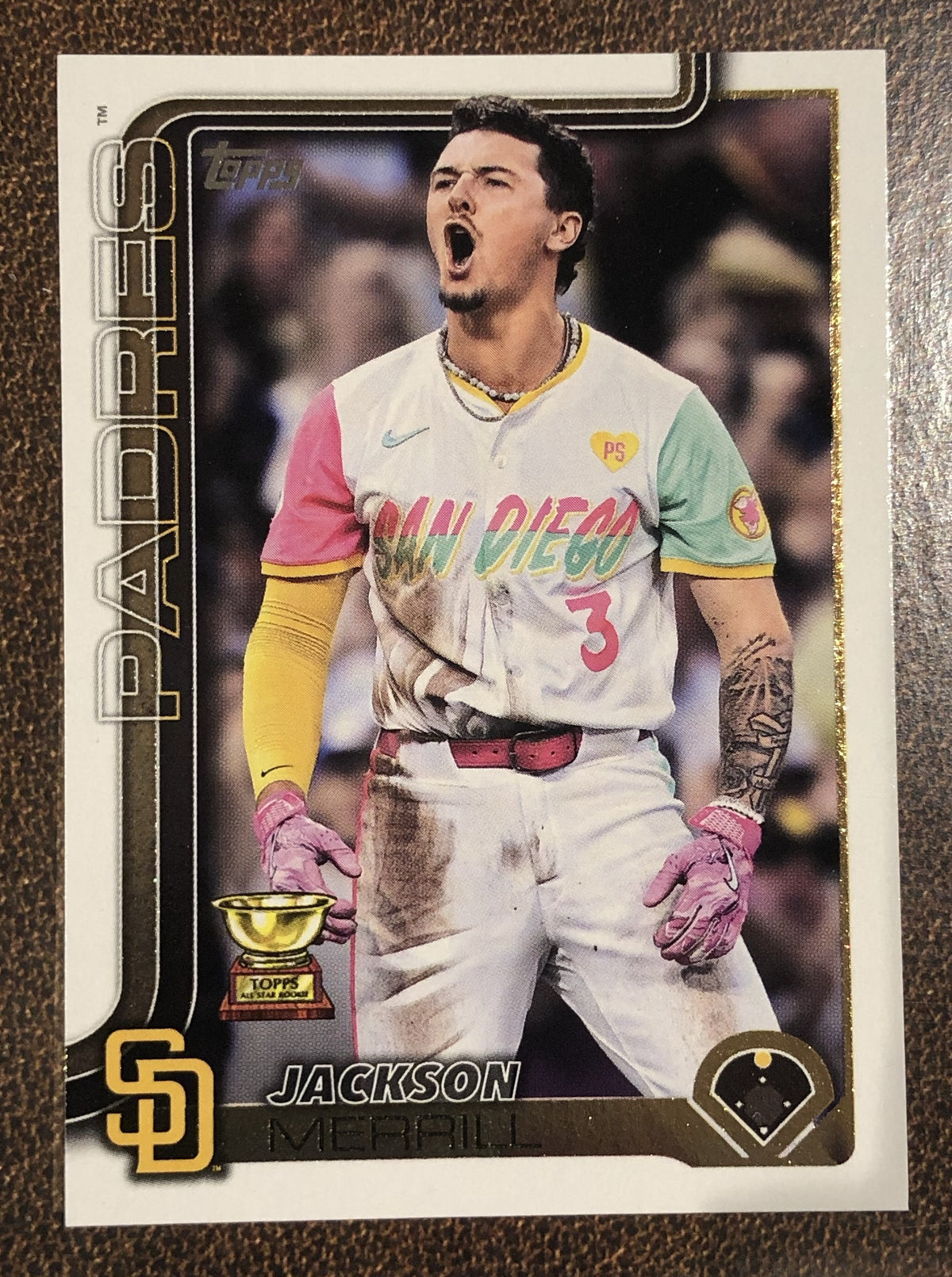 Jackson Merrill - 2025 Topps Series 1 - Base Cup Card - Padres