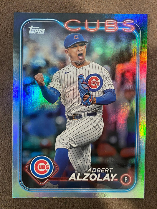 Adbert Alzolay - 2024 Topps Series 1 - Rainbow Foil - Cubs