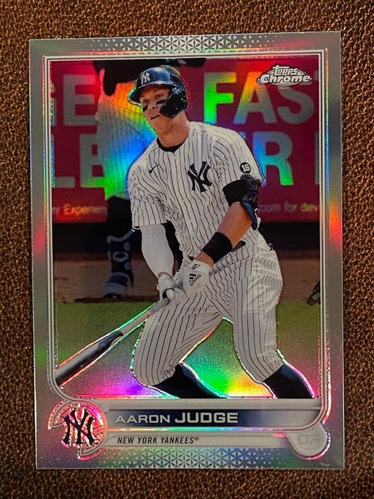 Aaron Judge - 2022 Topps Chrome - Refractor - Yankees
