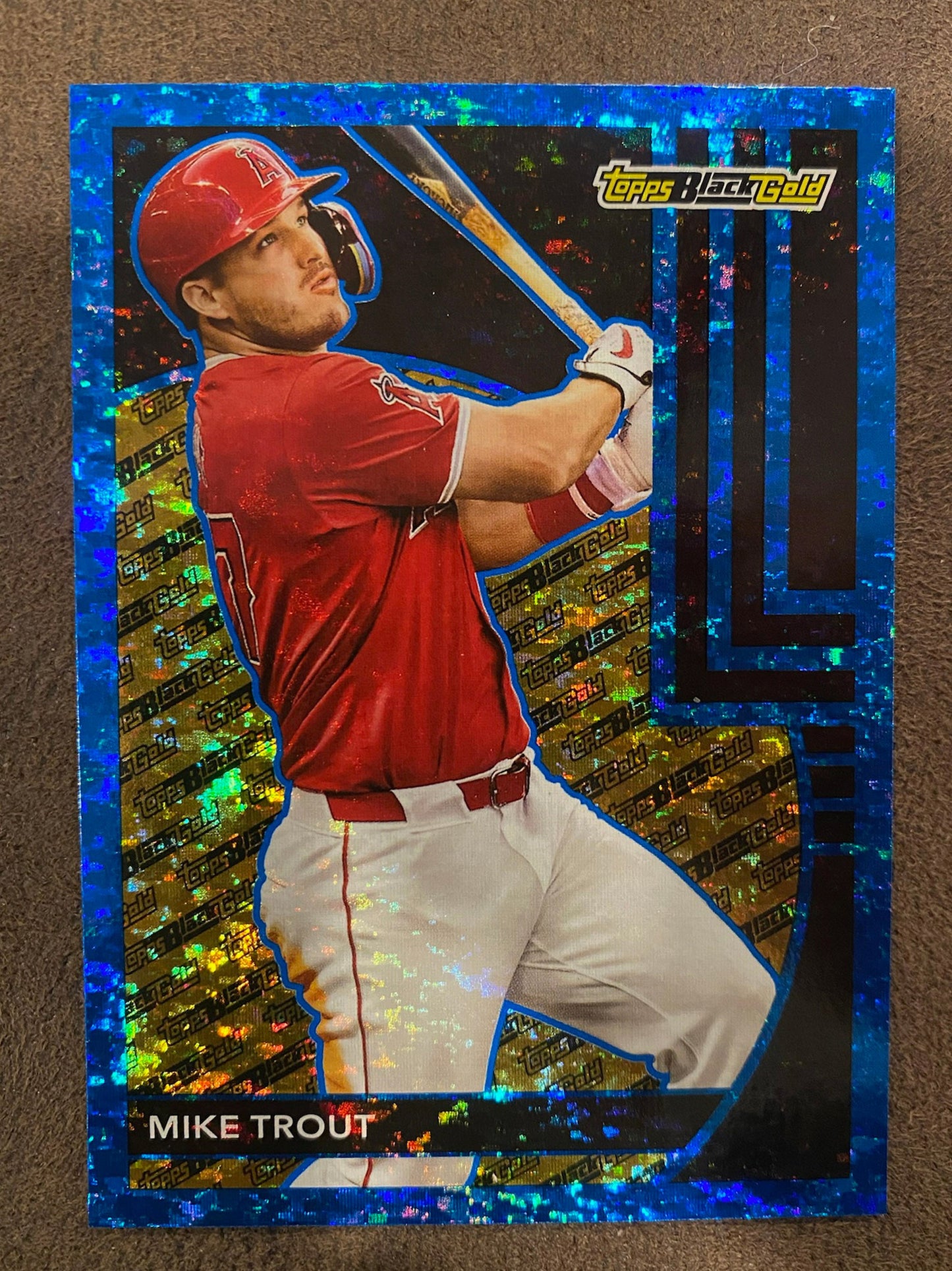 Mike Trout - 2024 Topps Update - Black Gold BLUE - Angels