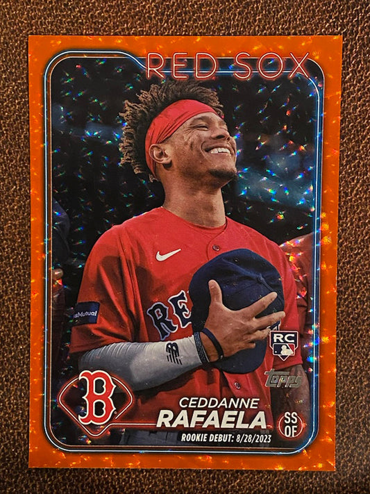 Ceddanne Rafaela - 2024 Topps Update - Orange Foil /299 - Phillies