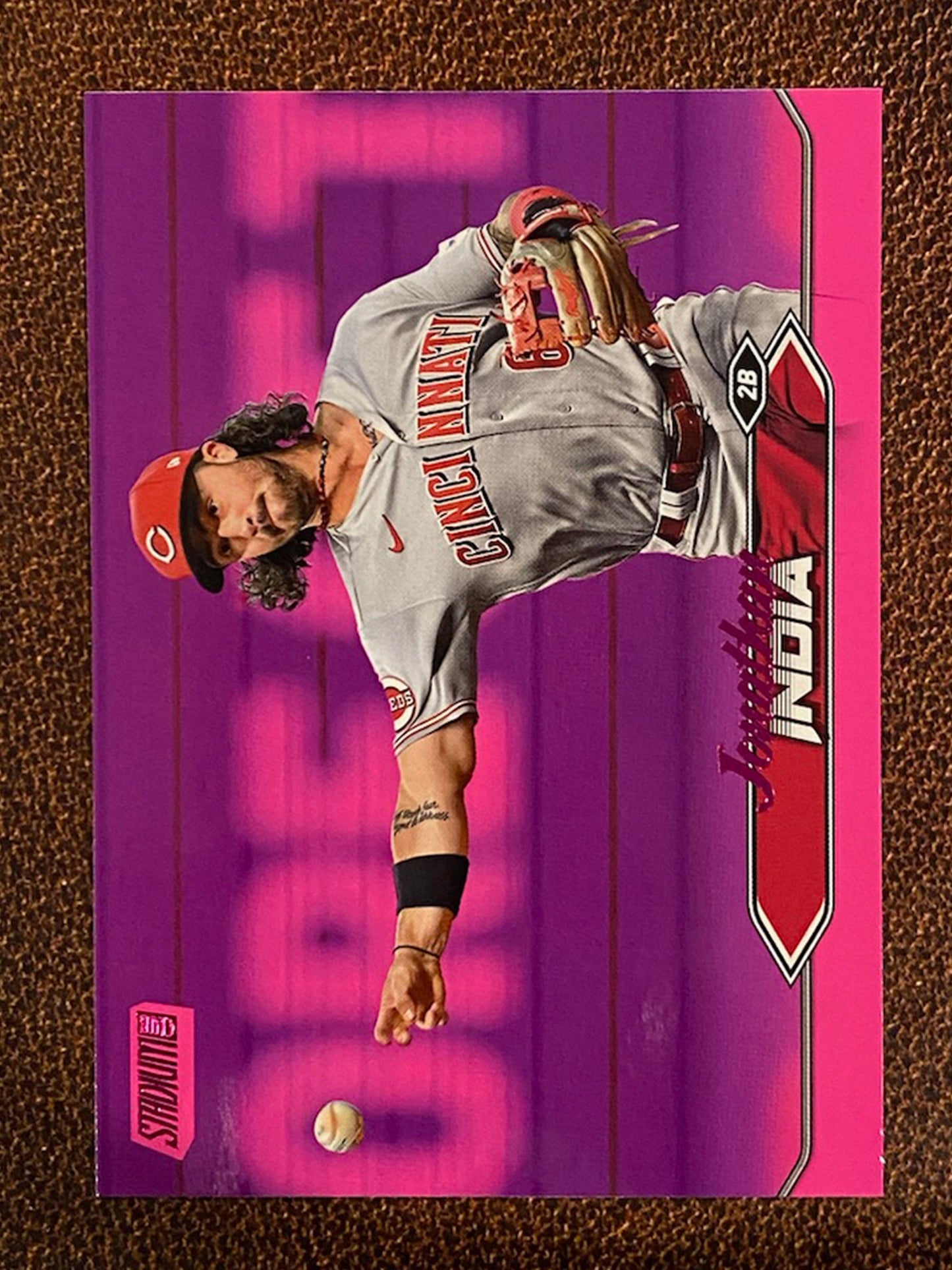 Jonathan India - 2024 Topps Stadium Club - Pink Foil - Reds