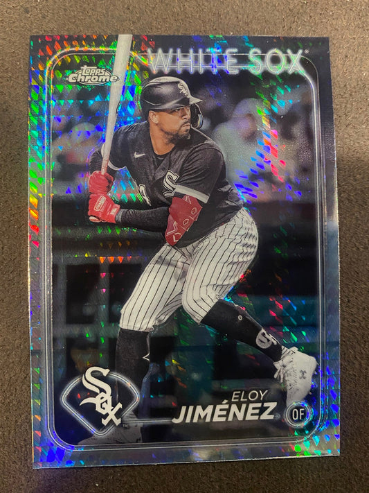 Eloy Jimenez - 2024 Topps Chrome - Prism Refractors - White Sox