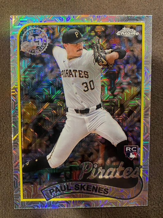 Paul Skenes - 2024 Topps Update - Silver Pack Mojo Refractor Rookie - Pirates