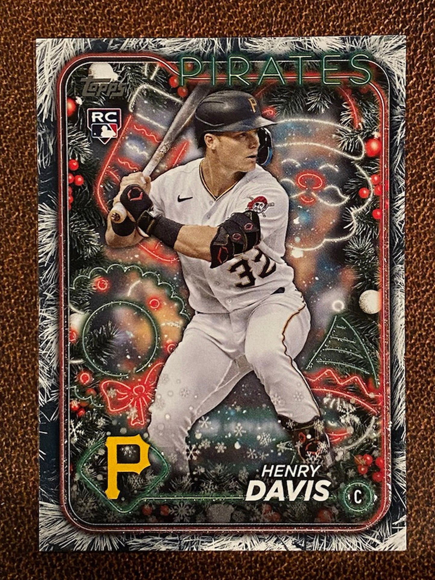 Henry Davis - 2024 Topps Holiday - Tree Parallel - Pirates