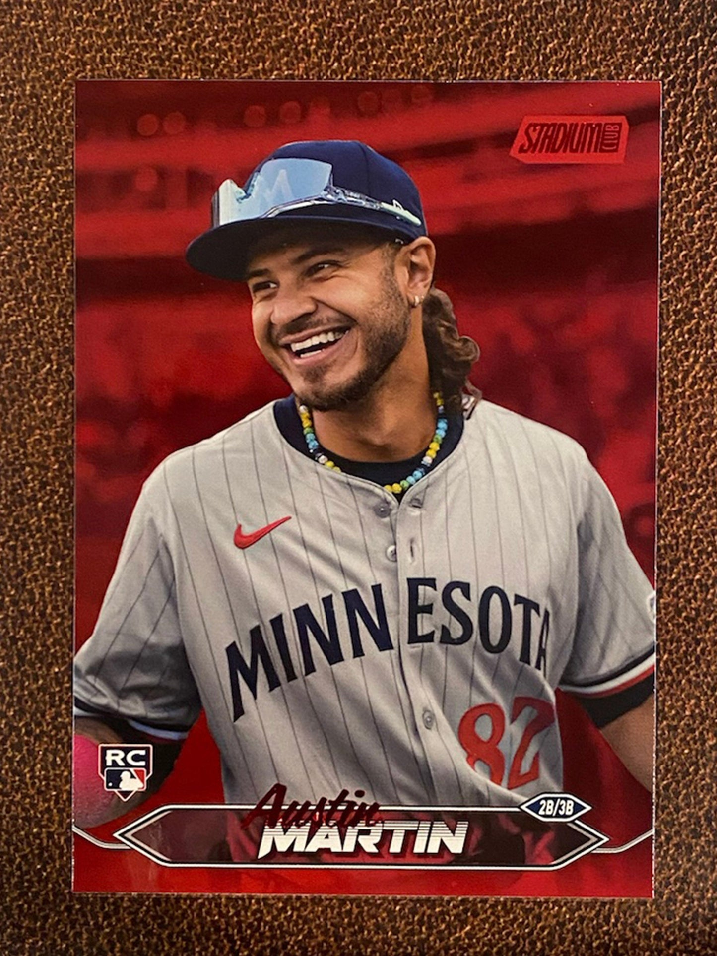 Austin Martin - 2024 Topps Stadium Club - Red Foil - Twins