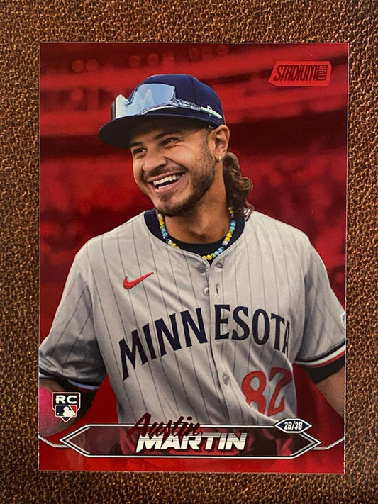 Austin Martin - 2024 Topps Stadium Club - Red Foil - Twins