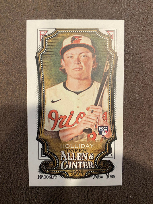 Jackson Holliday - 2024  Allen and Ginter - Mini - Orioles