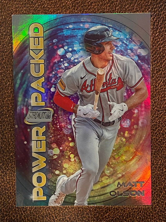Matt Olson - 2024 Topps Stadium Club - Power Packed - Braves