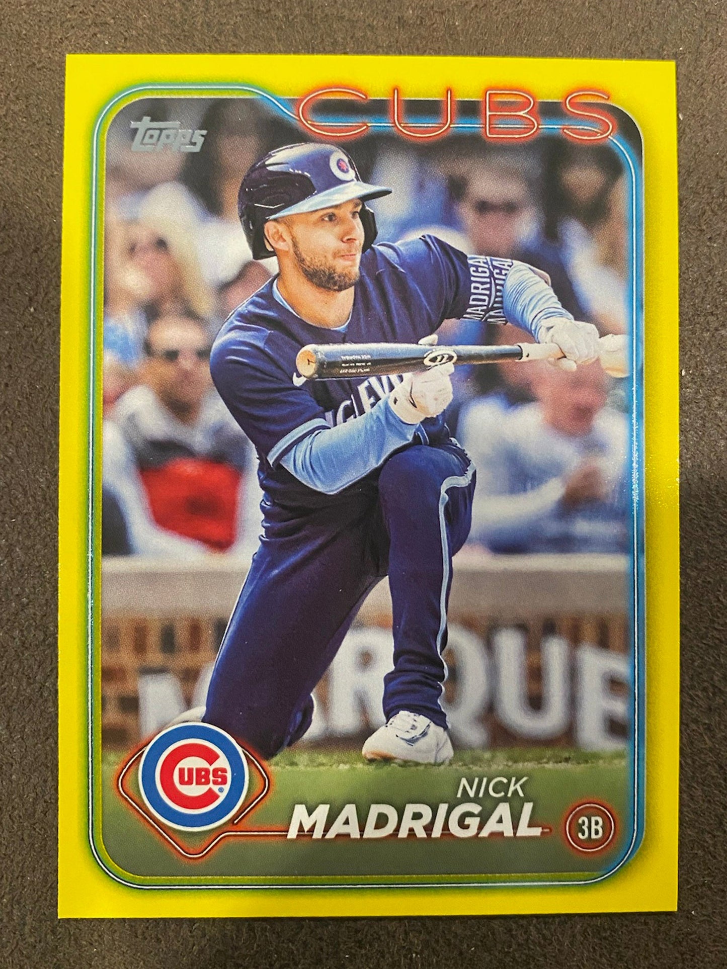 Nick Madrigal - 2024 Topps Series 2 - Yellow Parallels - Cubs