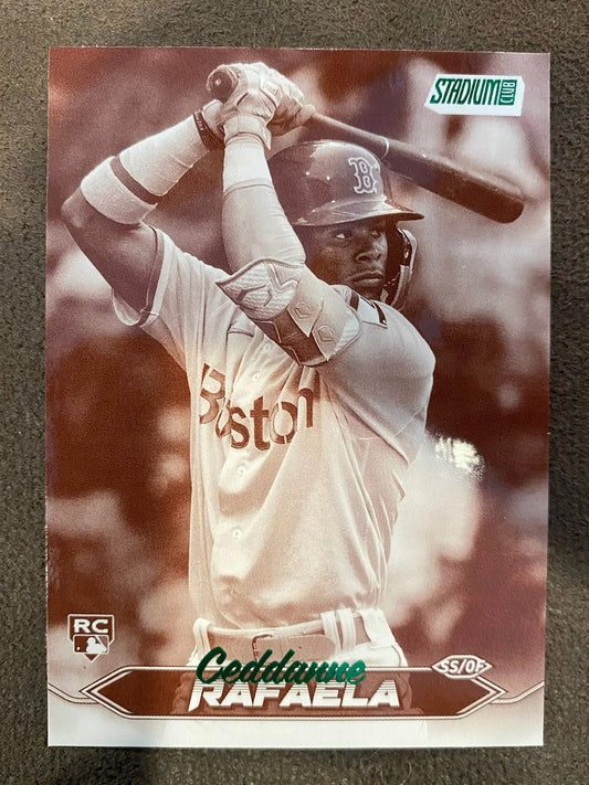 Ceddanne Rafaela - 2024 Topps Stadium Club - Sepia - Red Sox