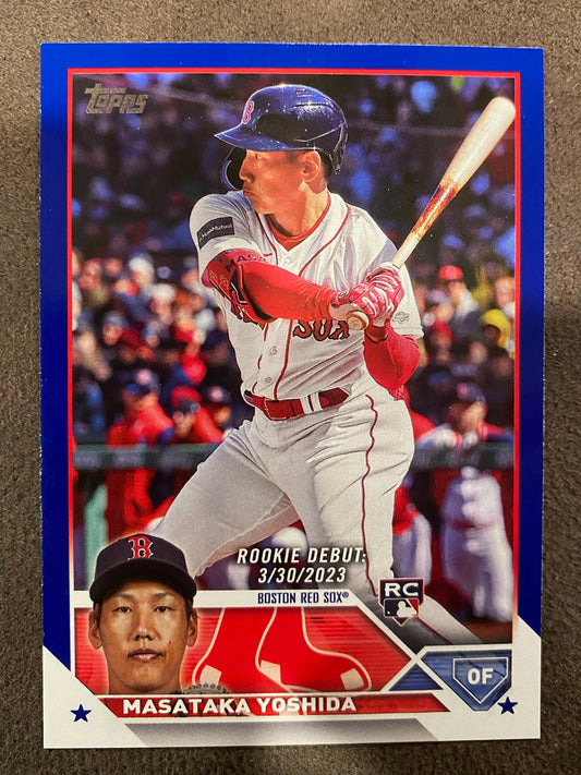 Masataka Yoshida - 2023 Topps Update - Blue - Red Sox