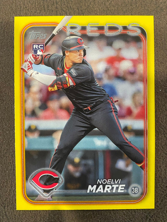 Noelvi Marte - 2024 Topps Series 2 - Yellow - Reds
