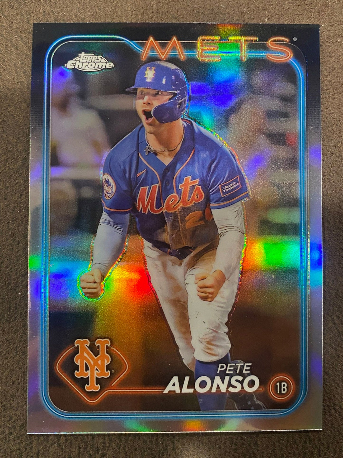 Pete Alonso - 2024 Topps Chrome - Refractor - Mets