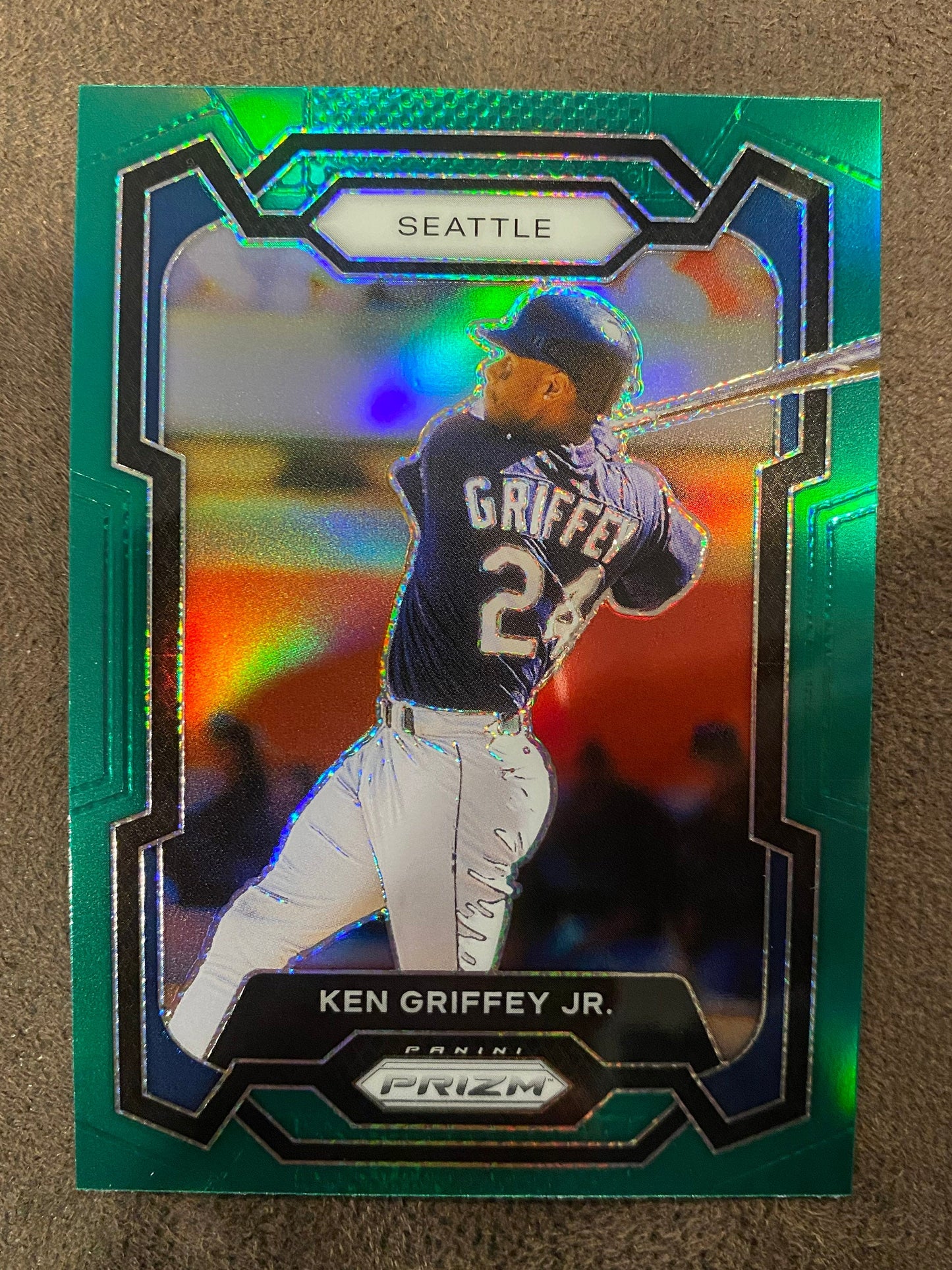 Ken Griffey Jr. - 2024 Panini Prizm - Green Refractor - Mariners