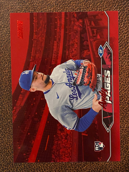 Andy Pages - 2024 Topps Stadium Club - Red Foil - Dodgers