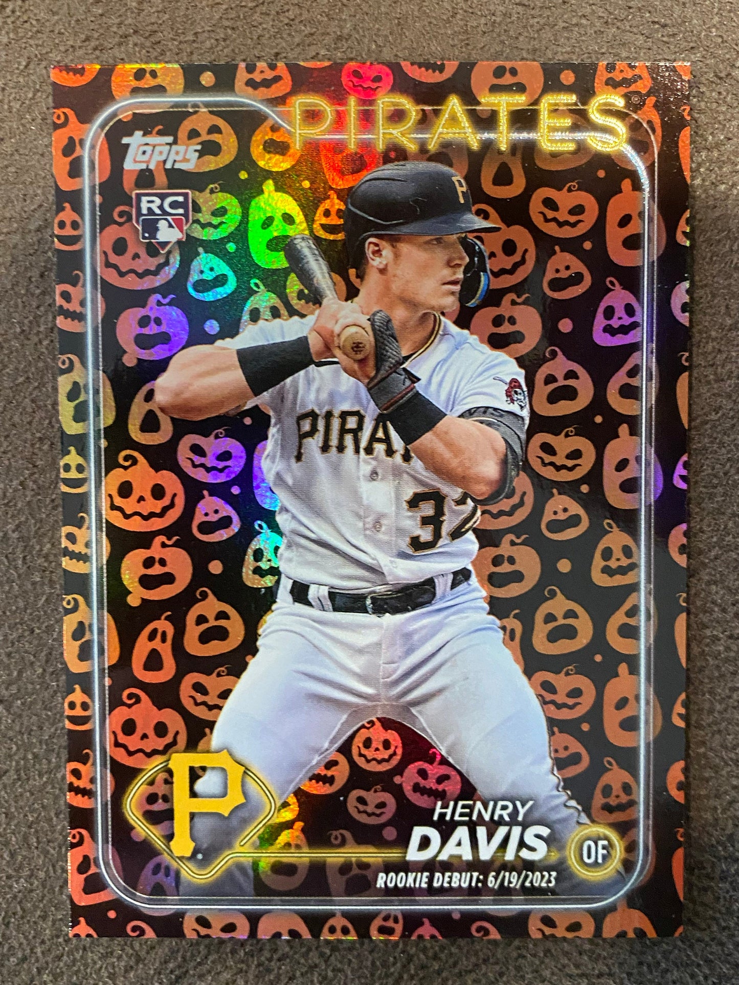 Henry Davis - 2024 Topps Update - Jackolantern - Pirates