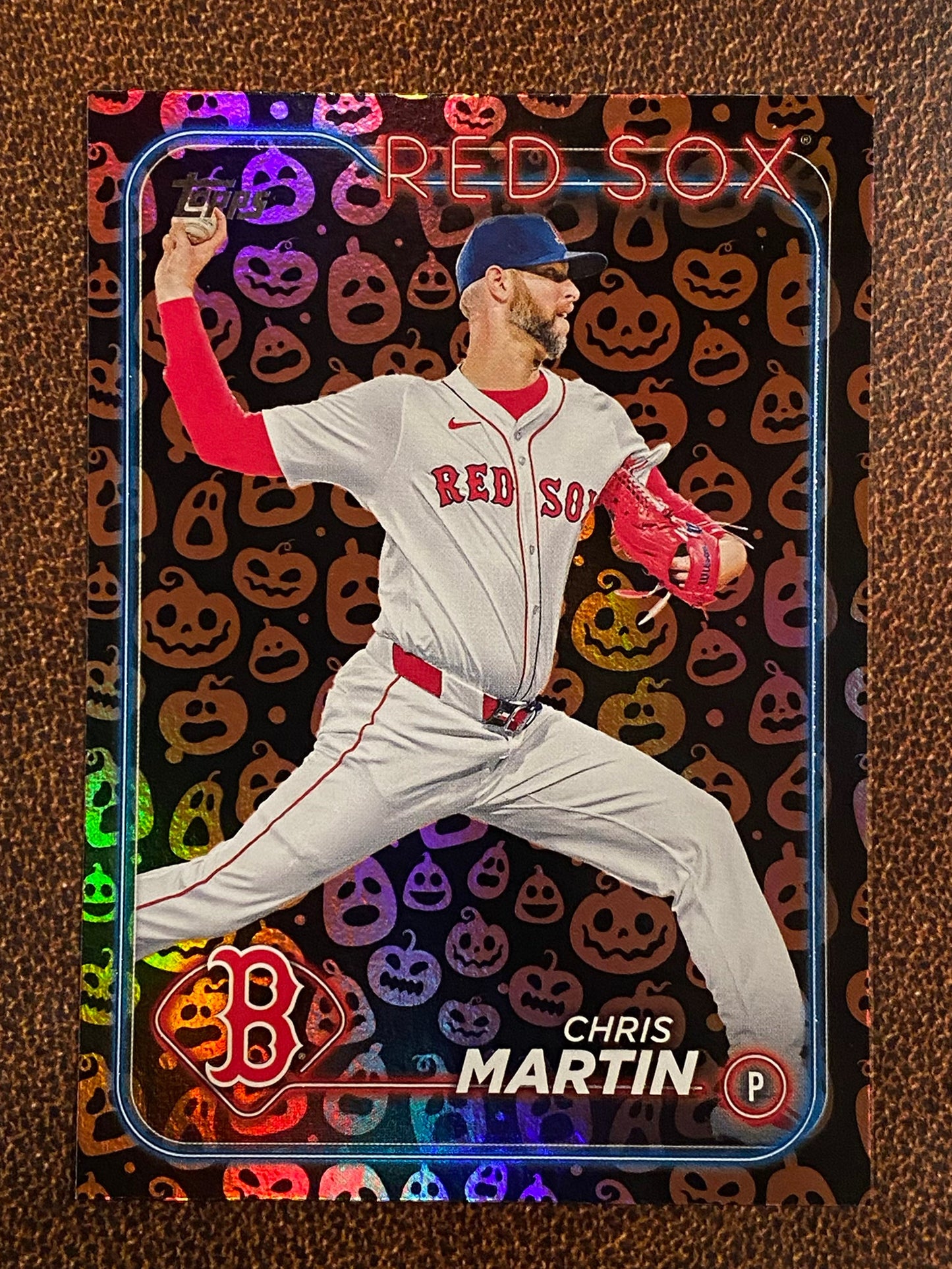 Chris Martin - 2024 Topps Update - Halloween Jack O’ Lantern SP - Red Sox