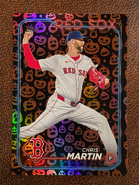 Chris Martin - 2024 Topps Update - Halloween Jack O’ Lantern SP - Red Sox