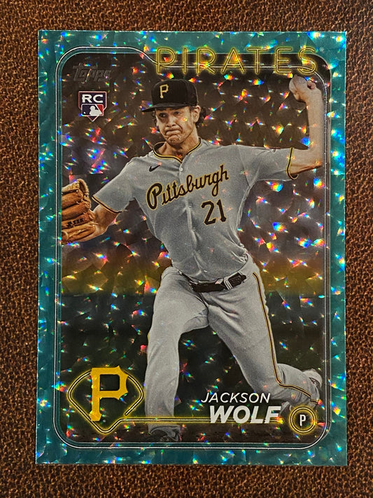Jackson Wolf - 2024 Topps Series 2 - Aqua /399 - Pirates