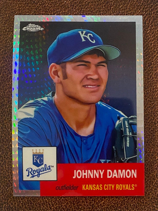 Johnny Damon - 2022 Topps Chrome Platinum Anniversary - Prism Refractor - Royals