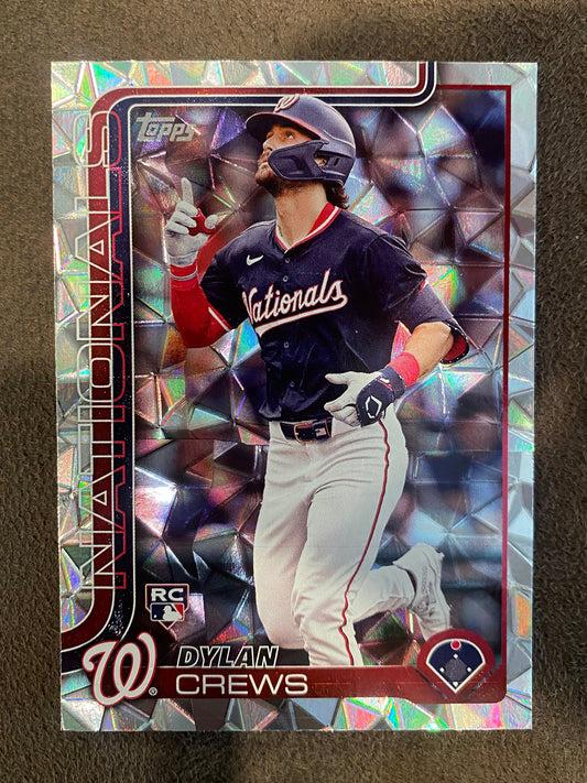 Dylan Crews - 2025 Topps Series 1 - Diamante - Nationals