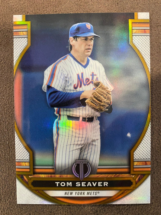 Tom Seaver - 2023 Topps Triple Threads - Orange /75 - Mets