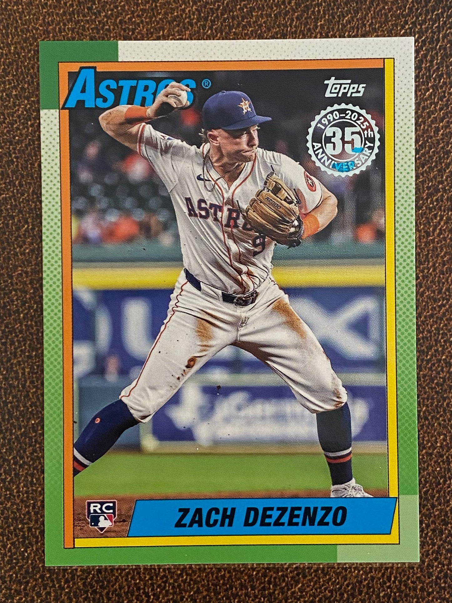 Zach Dezenzo - 2025 Topps Series 1 - 1990 Insert - Astros