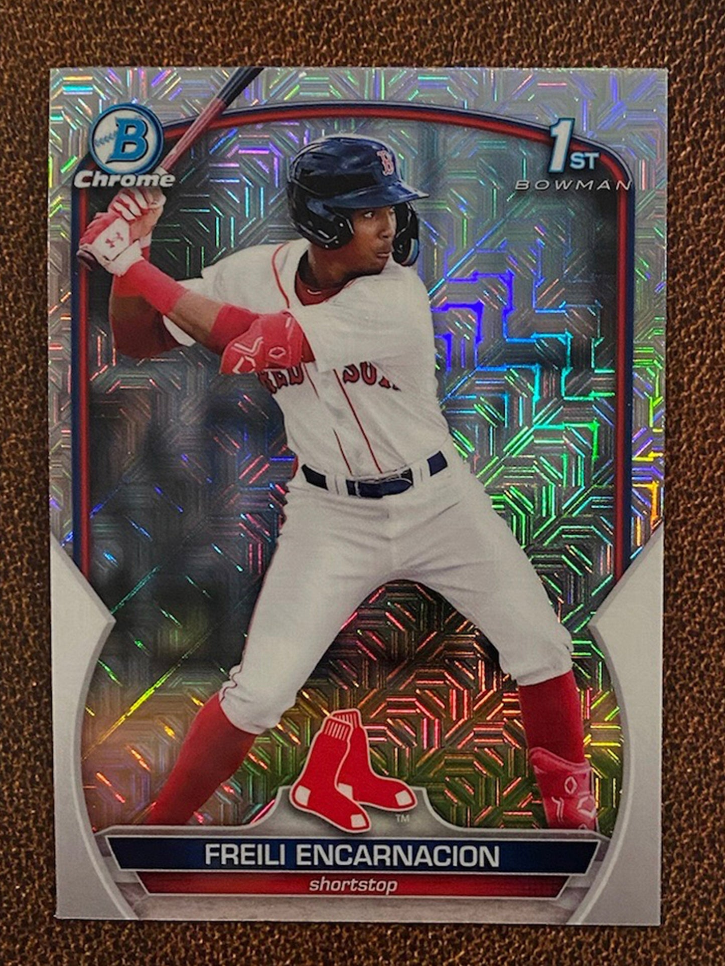 Freili Encarnacion - 2023 Bowman - Mega Box Mojo Refractor - Red Sox