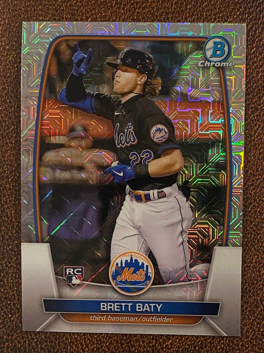 Brett Baty - 2023 Bowman - Mega Box Mojo Refractor - Mets