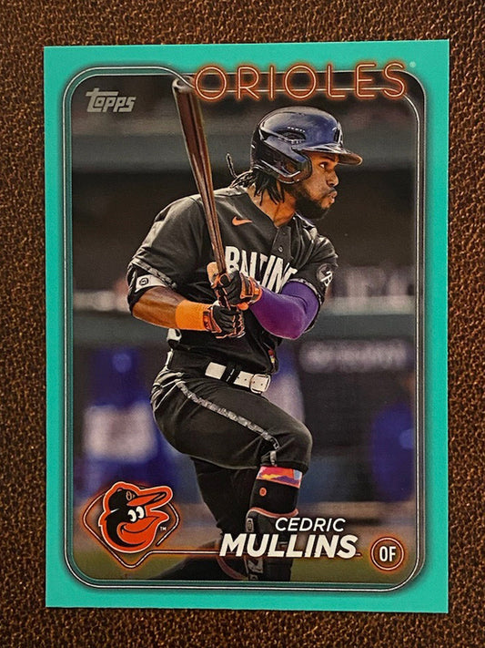 Cedric Mullins - 2024 Topps Series 2 - Aqua Parallel - Orioles