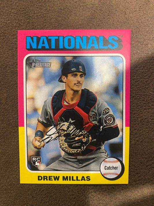 Drew Millas - 2024 Topps Heritage High Number - Mini - Nationals