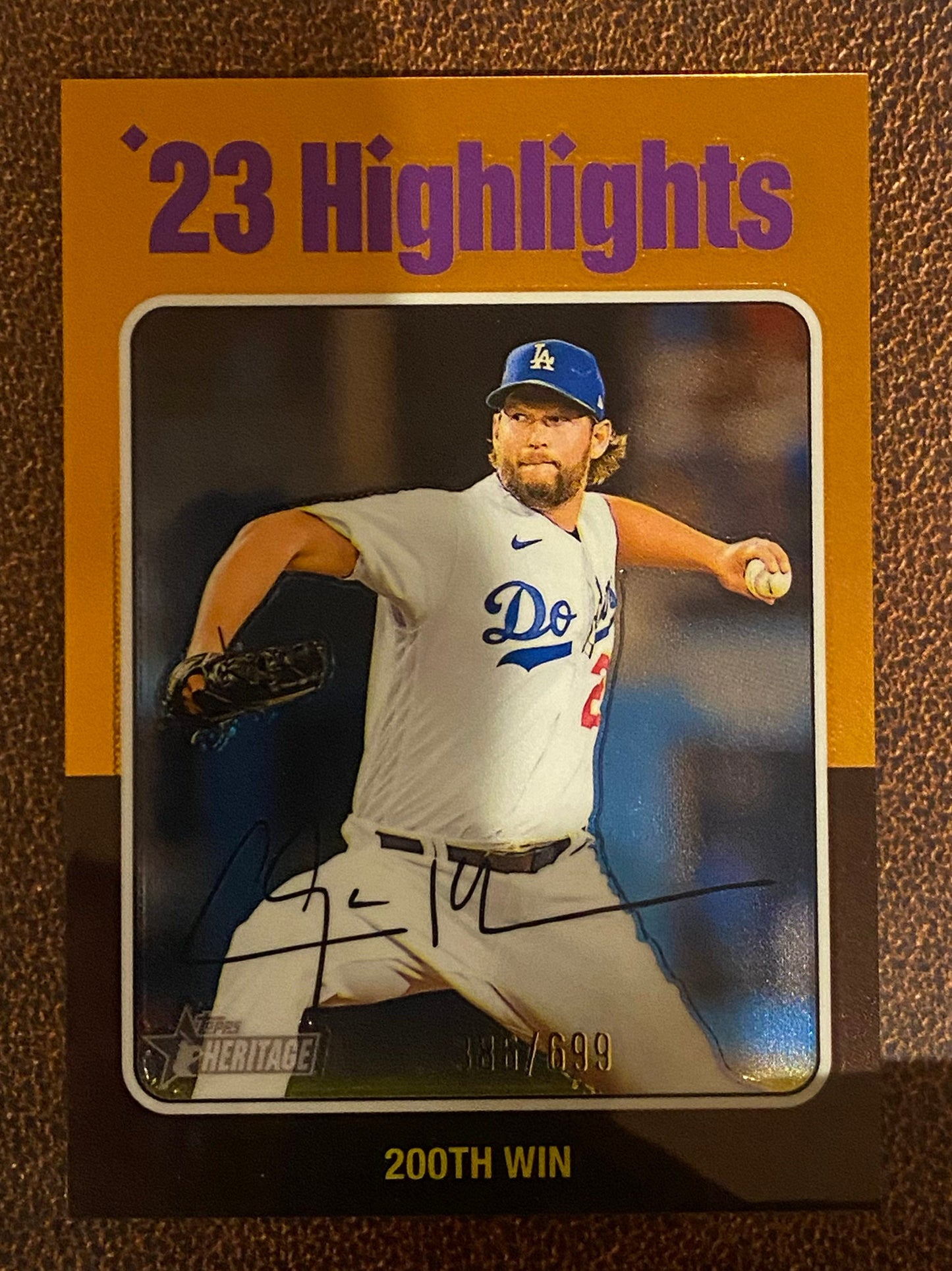 Clayton Kershaw - 2024 Topps Heritage High Number - Chrome /699 - Dodgers