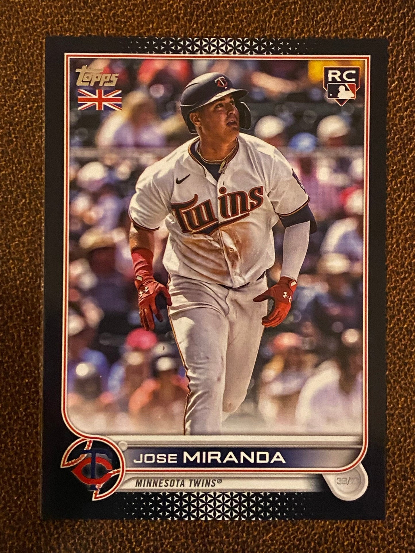 Jose Miranda - 2022 Topps UK - Black /125 - Twins
