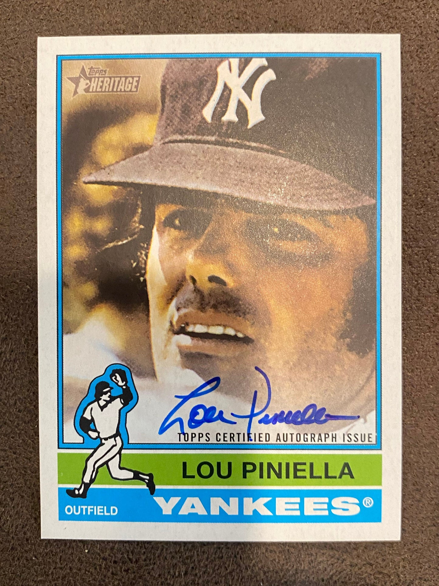 Lou Piniella - 2025 Topps Heritage - Real One AUTO - Yankees