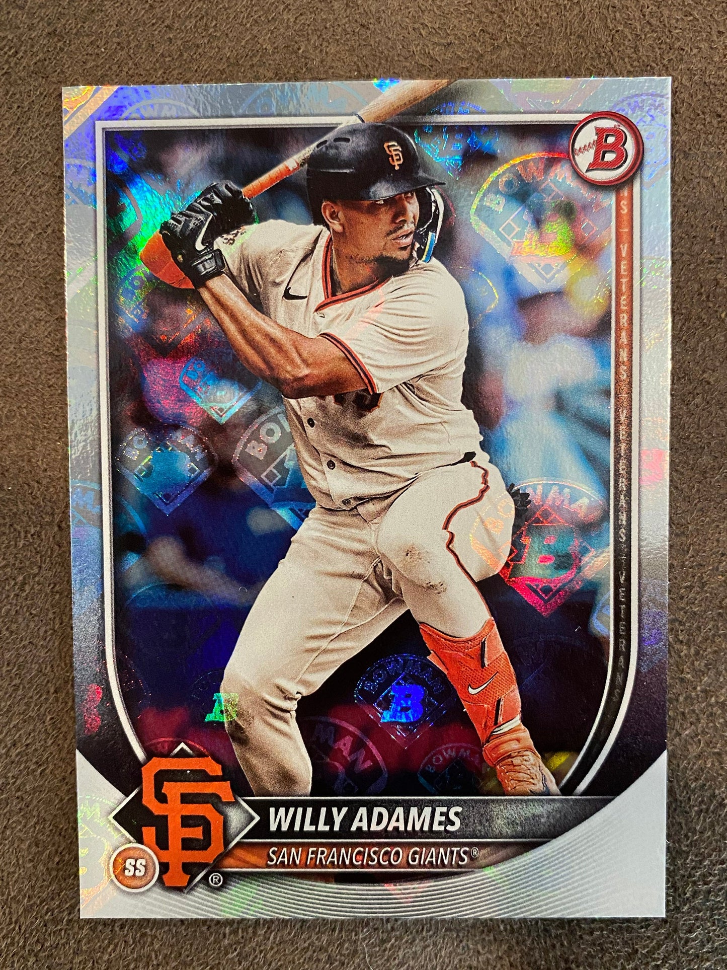 Willy Adames - 2025 Bowman - Retrofoil SSP - Giants