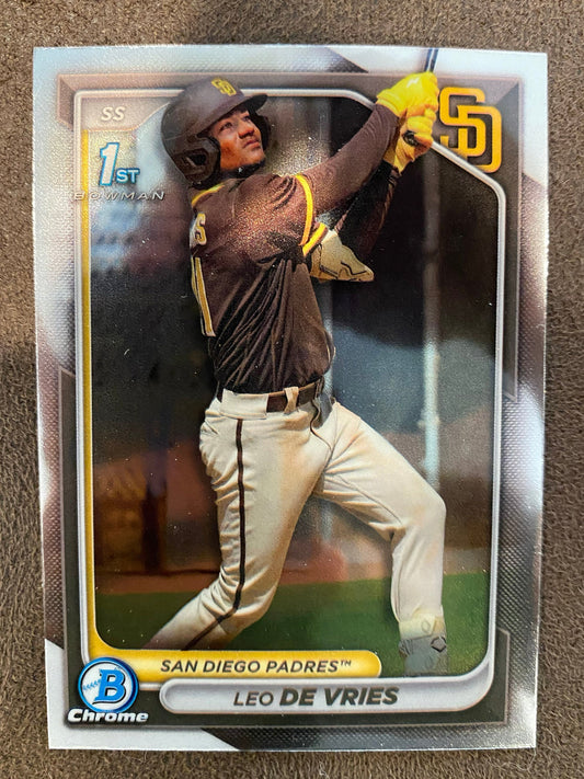 Leo De Vries - 2024 Bowman - 1st Bowman Chrome - Padres